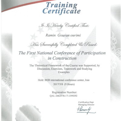 Training certificate-1